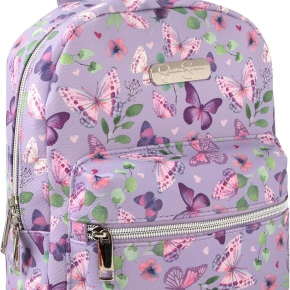 Handbags - Waterproof Vegan Leather Mini Backpack Purse for Women Travel Work Lilac